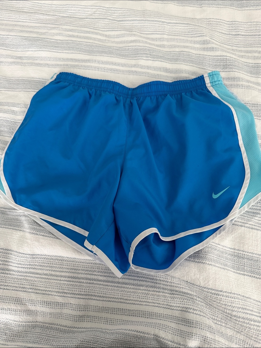 Nike Girls Blue Dri-FIT Training Shorts